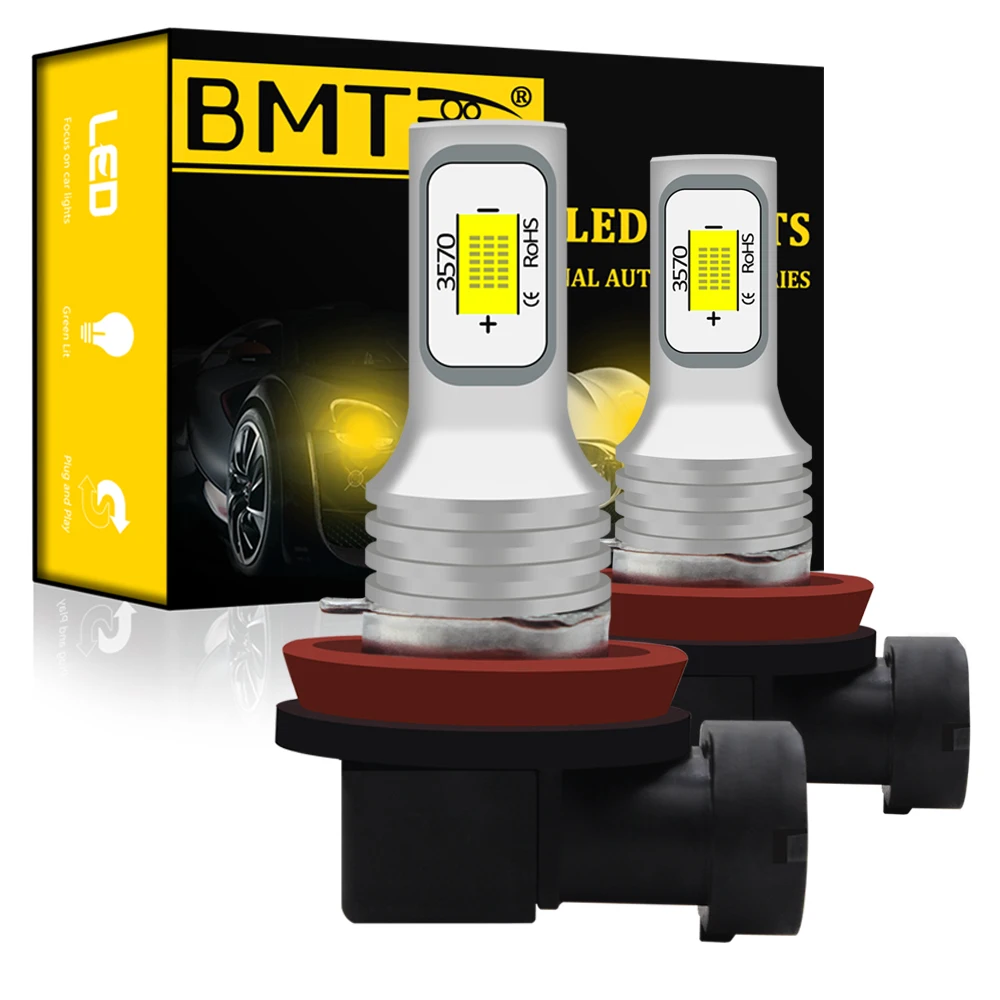 BMTxms Canbus Error Free 9005 9006 HB3 HB4 Автомобильная Противо-Туманная светильник s H7 H1 H3
