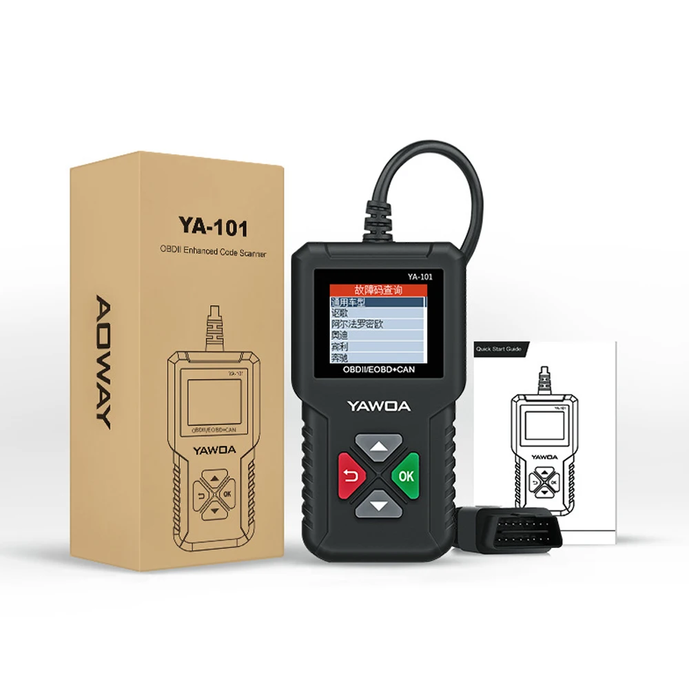 Диагностический сканер EDIAG YA101 OBD2 считыватель кодов автомобиля с поддержкой