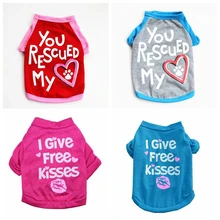 Летняя недорогая Одежда для питомцев, собачий Костюмы стиль два средства ухода за кожей Стоп Pet футболка с принтом «Кот» из хлопка, футболка с изображением утенка и жилет для собаки, чихуахуа, кошек Костюмы