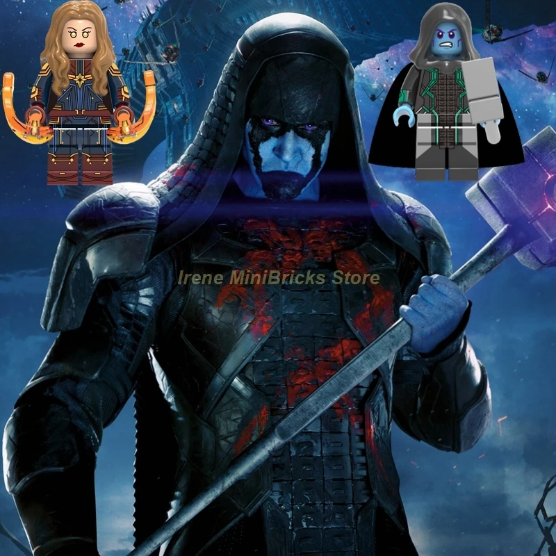 

Thanos Ronan Avengers Endgame Infinity Gauntlet Ebony Maw Thor Hulk Nick Fury Marvel Figures Building Blocks Toys For Children