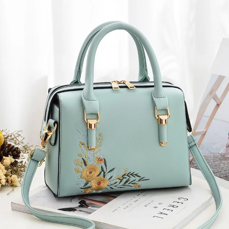 2023 Luxury Handbags Embroidered Women Bags PU Leather Crossbody