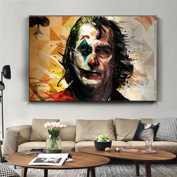 

The Joker Canvas Painting Prints Joke Wall Art Canvas Oil Painting Wall Pictures for Living Room Home Decor