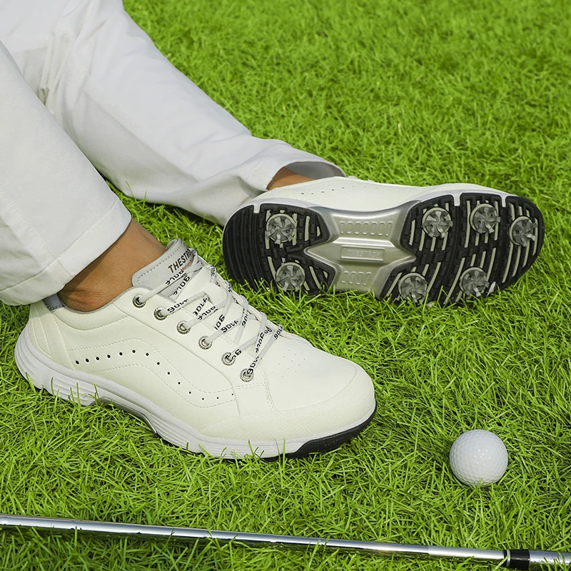 Golf-Shoes Jogging Mens Waterproof New Male Outdoor Big-Size 7-14
