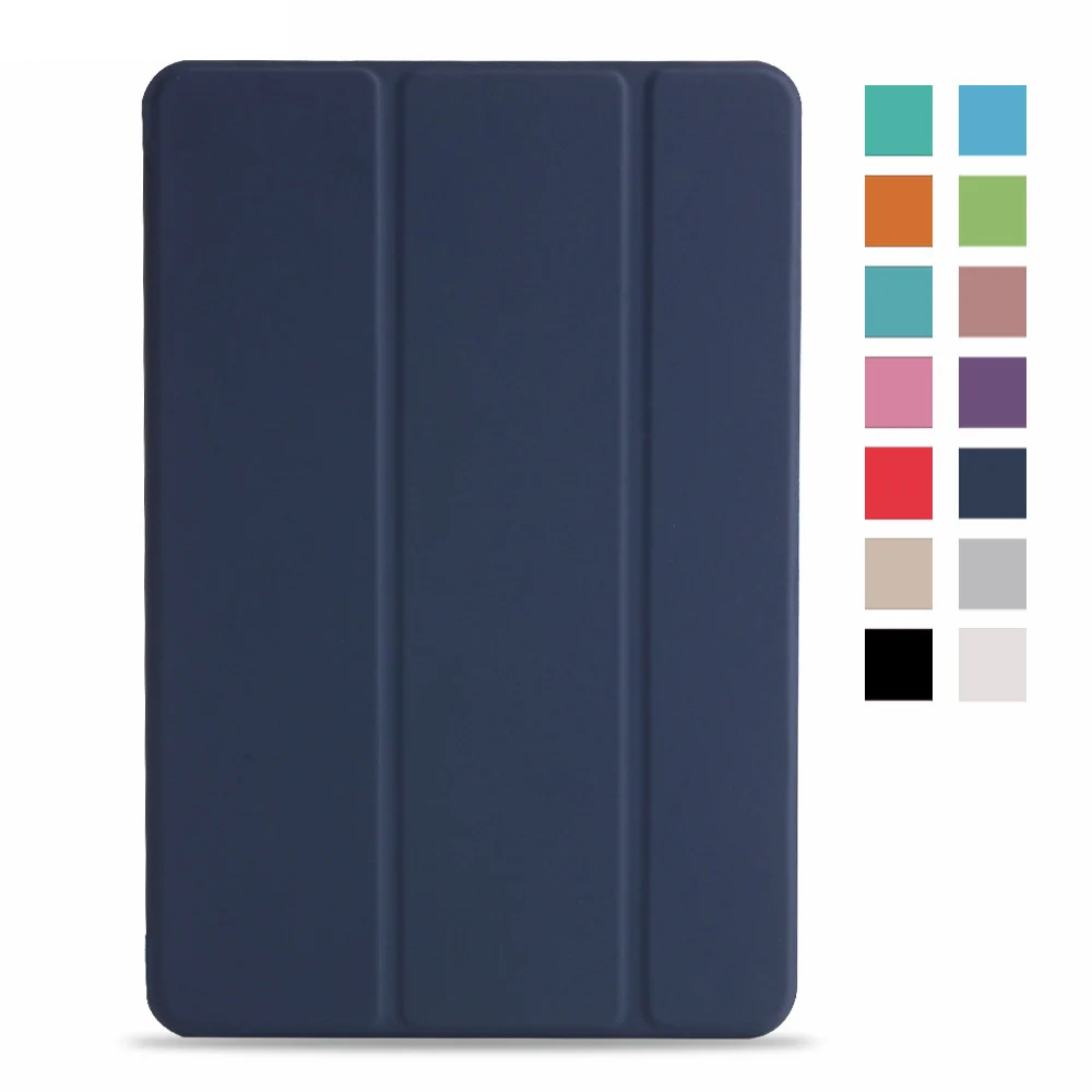 Dark Blue Магнитный чехол для ipad Air 1, силиконовый мягкий кожаный чехол-подставка для ipad 5, чехол A1474/A1475/A1476, Автоматический Режим сна/пробуждения - Цвет: Dark Blue