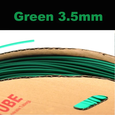 3.5mm green JIGEECARP терм усадочная Tube1/1,5/2/2,5/3/3,5 мм для рыболовных приманок карпа сделать Материал термоусадочная трубка рукав против спутывания аксессуар - Цвет: 3.5mm green