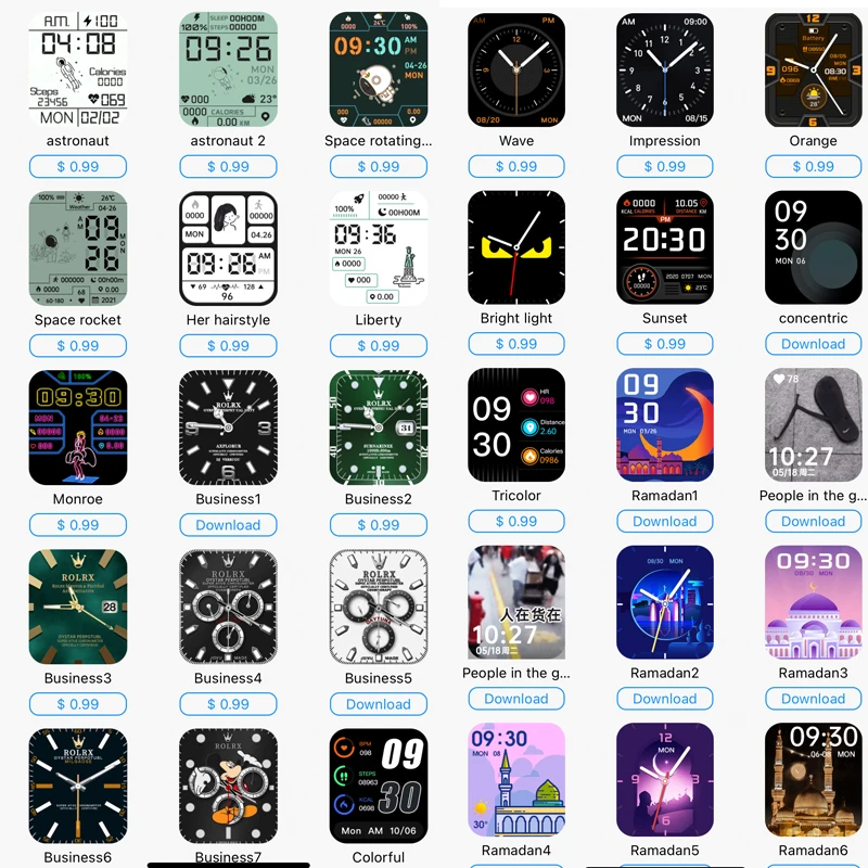 Original HW16 44mm Smart Watch Series6 Men 320*385 Screen Custom Picture Smartwatch Women Bluetooth Call 2022 pk FK88 IWO13 W46