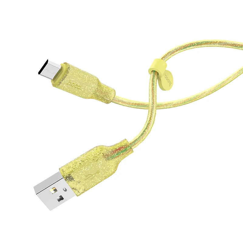 HOCO U73 Micro USB кабель передачи данных для быстрой зарядки цветной Micro USB быстрое зарядное устройство кабель для XiaoMi huawei MicroUSB