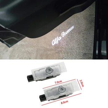 

for Alfa Romeo 159 LED Car Door Welcome Light Logo Projector for Alfa Romeo 159 Giulia Giulietta Mito Stelvio Brera Spider