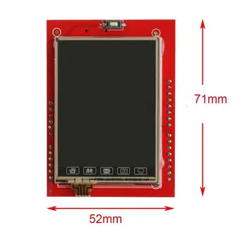 

2.4 inch TFT LCD Touch Screen Shield for R3 Mega2560 LCD Module 18-bit 262,000 Different Shades Display Board