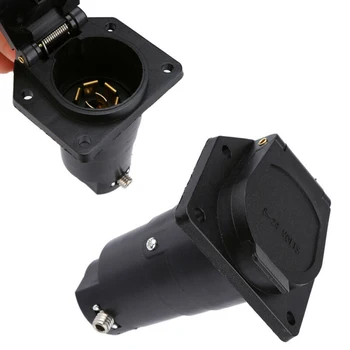 

Parts Light Plug Connector Trailer Round Copper Waterproof Non-corrosive