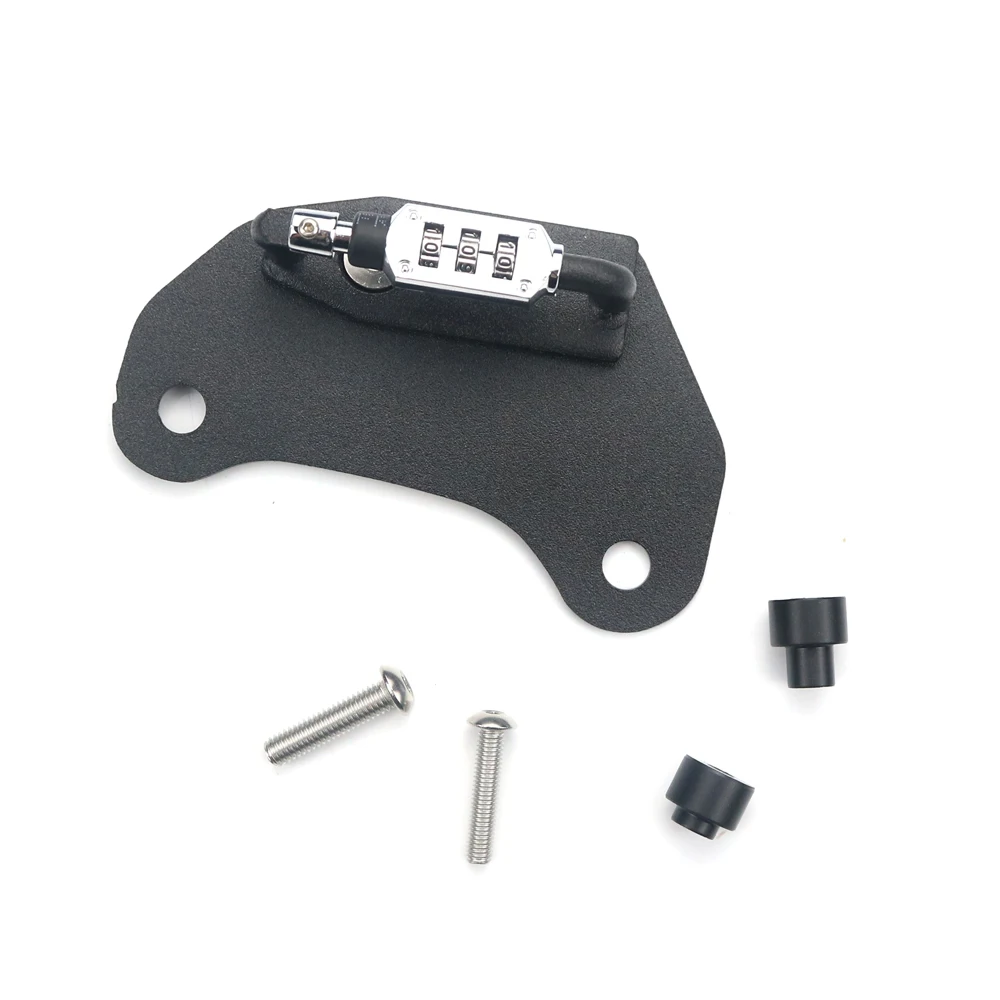 

For Indian Scout Sixty 2015 2016 2017 2018 Motorcycle Helmet Lock Password Mount Hook Black Side Anti-theft Security