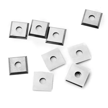 

10pcs/lot 12mm Square Carbide Insert Cutter 4-Edge 35 Degrees for Woodworking Turning Tools