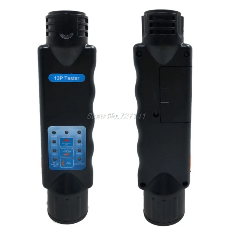 

European Resistance Tester 13 Pin Core Hole Pin Trailer Car Socket Connector Tail Light Signal Line Inspection Detector Dropship