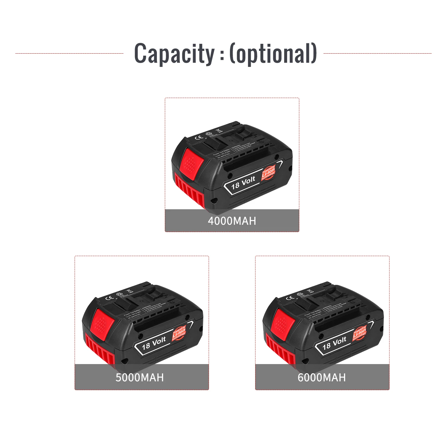 18V 6.0A 6000mah литий-ионная аккумуляторная батарея портативная запасная батарея запасной аккумулятор индикаторный светильник для Bosch BAT609