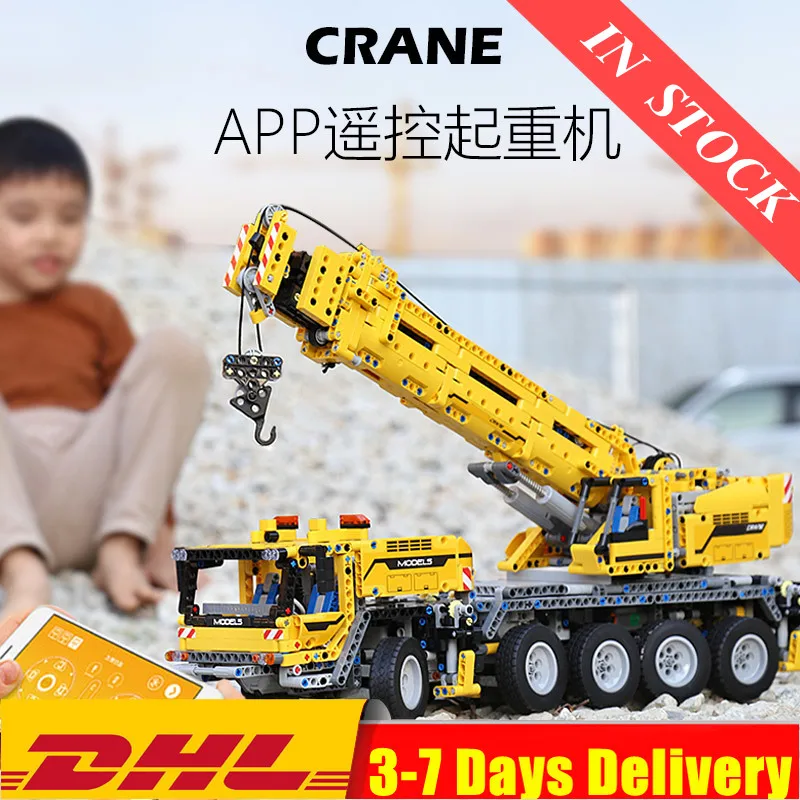 

MouldKing 13107 Mobile Crane MK II Compatible Legoinglys 42009 20004 Technic Building Blocks Bricks Educational Toy Child Gift