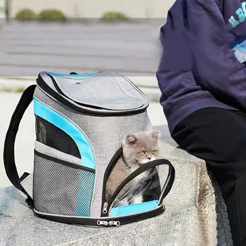 

Breathable Dog Cat Backpack Pet Folding Shoulder Bag for Outdoor Supplies
