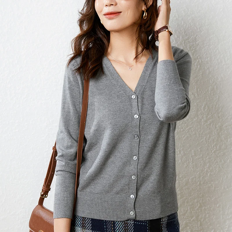 Женские походные рубашки женские новейшие открытые свитера для женщин удобные свитера рубашки на пуговицах SHW07 - Цвет: SHW07-Grey