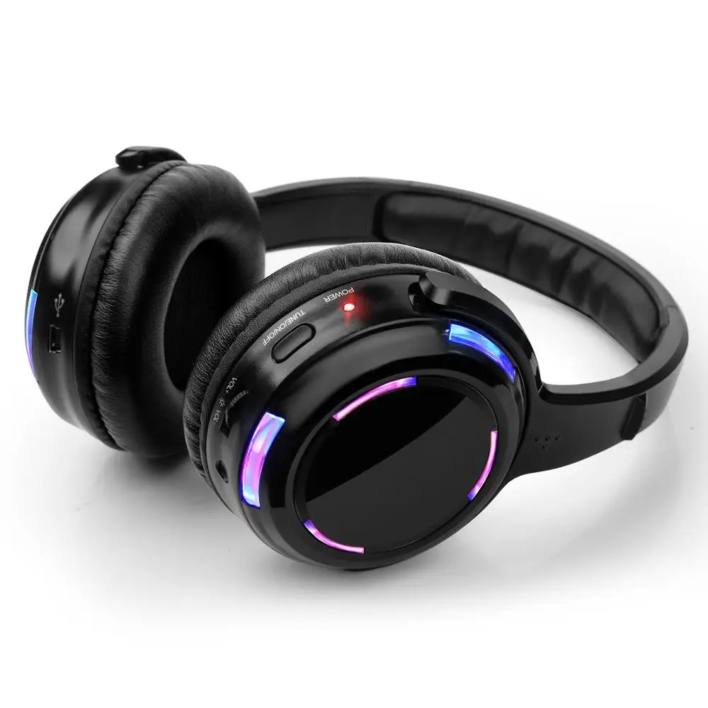 Silent Disco Compete System Black Led Wireless