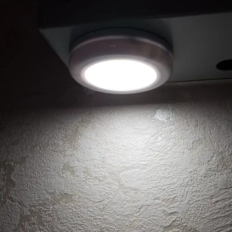 3-6x LED PIR Infrared Motion Sensor Wireless Night Lights Battery Cabinet Lamp
