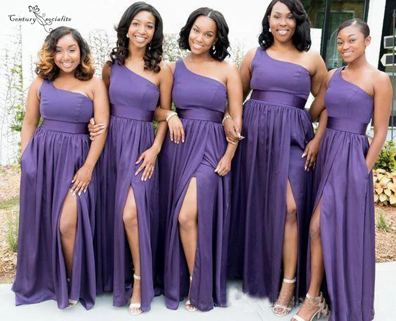 plum bridesmaid dresses cheap
