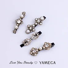 Роскошные винтажные стразы, ювелирные изделия для волос, жемчужные шпильки для волос, золотые свадебные украшения для головы, хрустальные аксессуары для волос, заколки для женщин и девушек