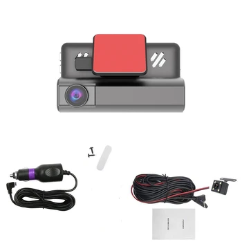 

1080P HD Car DVR Camera Driving Recorder Dual Lens Loop Recording Night Vision Wide Angle Dashcam 24H Parking Monitor Video