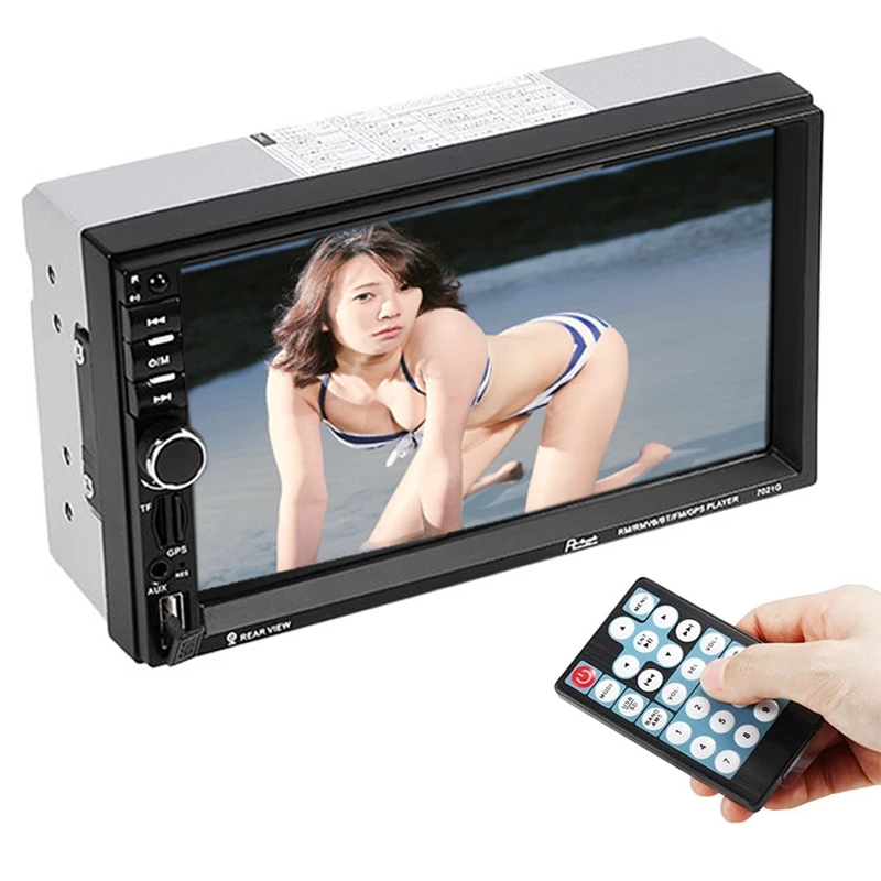 

New 7021G 7.0" HD 2 Din Car Stereo MP5/WMA Player GPS Navigation Handsfree FM