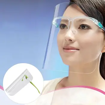 

Transparent Anti-fog Anti-Oil Splatter Full Face Shield Mask Cooking Protector