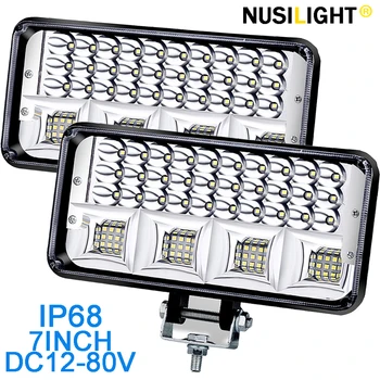 

2Pcs 12V 24V Car Led Work Light Bar Off road 4x4 Fog Lamp For Toyota tacoma grill trd pro grill 2018 2020 Accessories