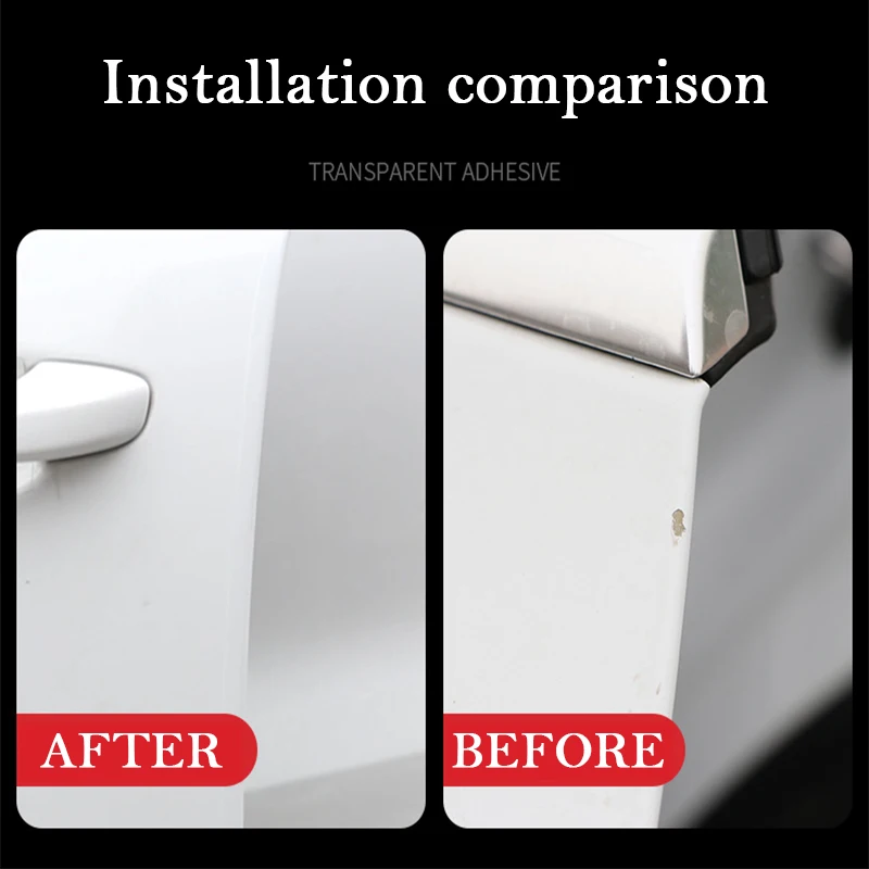 Universal Car Anti Collision Side Door Edge Guard Door Sill Scuff Plate Protection Sticker Strip For Toyota CHR Land Cruiser 200