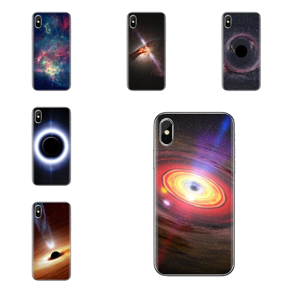 black hole wallpaper For Samsung Galaxy S3 S4 S5 Mini S6 S7 Edge S8 S9 S10 Plus Note 3 4 5 8 9 Transparent Soft Shell Covers |