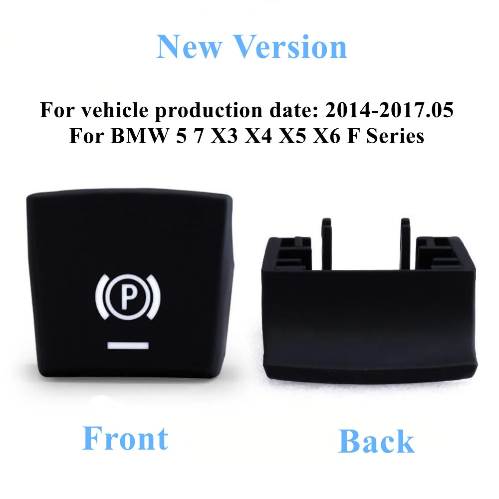 Electronic Handbrake P Button AUTO Panel Plastic Black Cap Switch For BMW 5 7 X3 X4 X5 X6 F Series F01 F02 F10 F18 F12 F15 F25