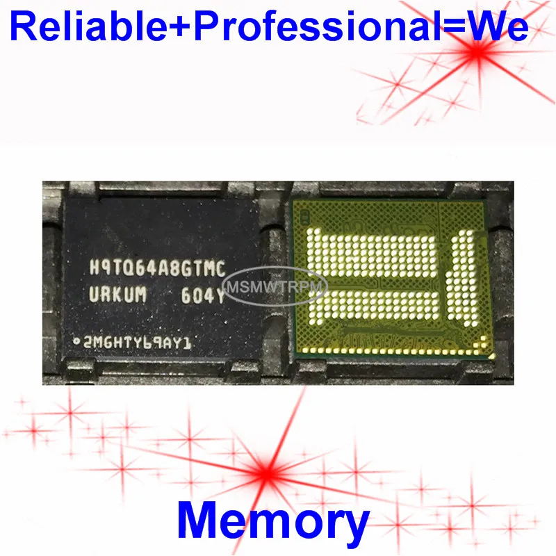 H9TQ64A8GTMC H9TQ64A8GTMCUR KUM BGA221Ball EMCP 8 + Гб памяти мобильного телефона новые оригинальные и