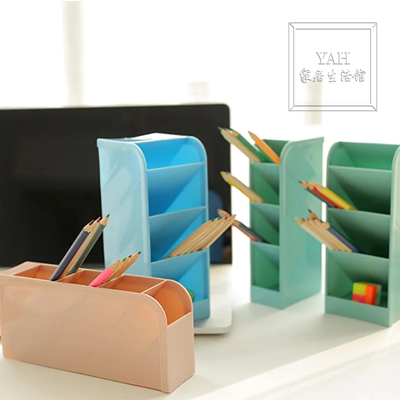 

Four Square Office Desktop Storage Box Drawer Arrangement Lattice Plastic Rectangular Stationery Arrangement Rack