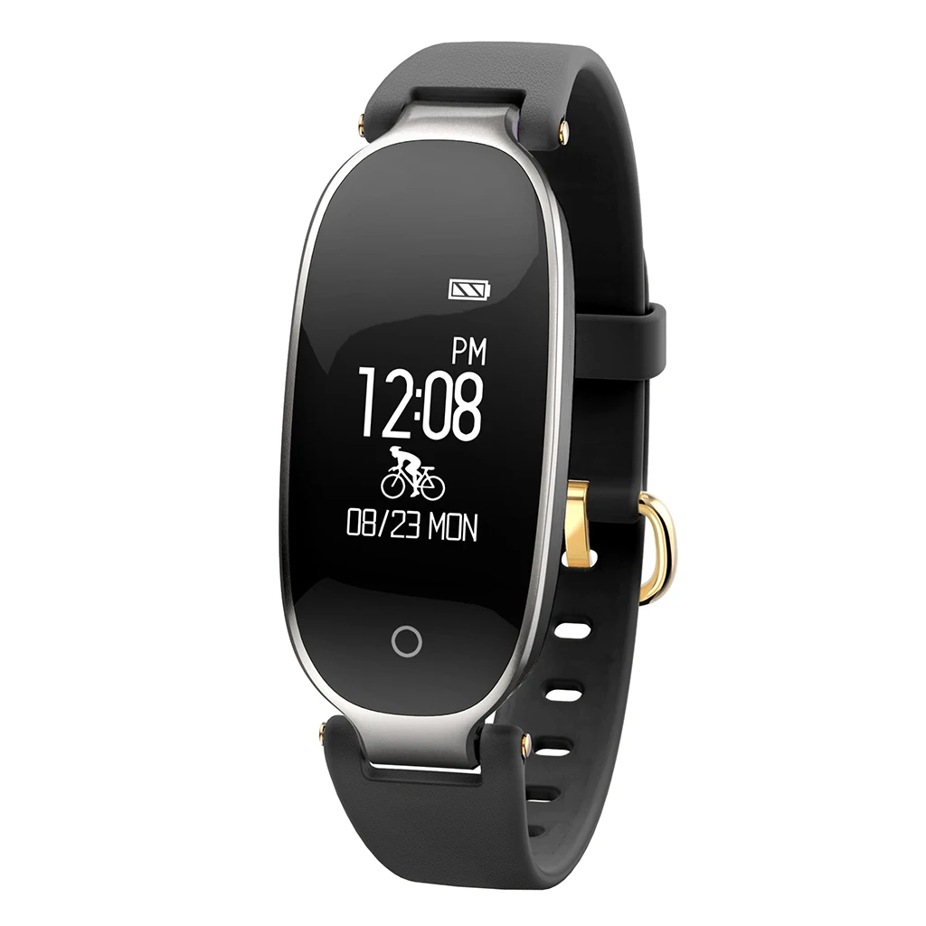 

Waterproof Lady Women Ladies Smart Watch Heart Rate Monitor Fitness Tracker Smart Watch Watches Smartband for Android IOS 2019