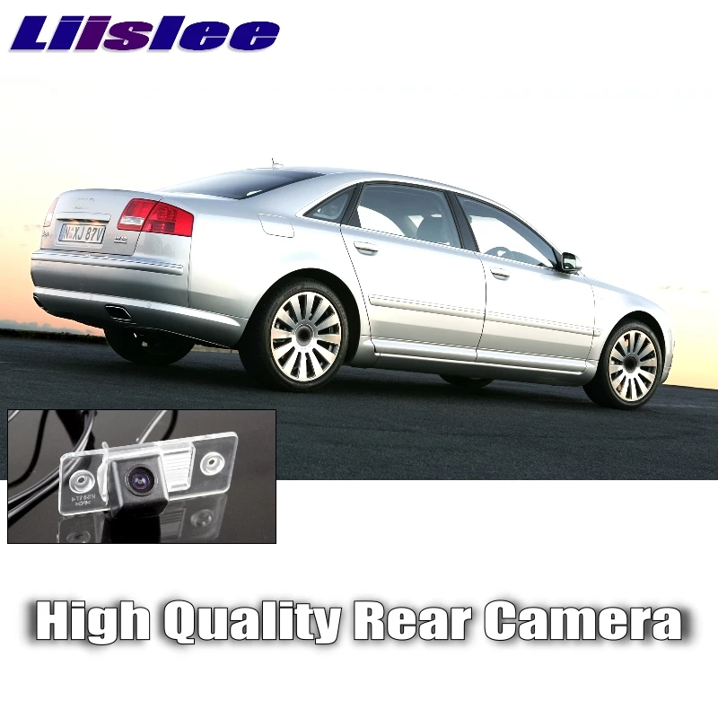 LiisLee Car Reversing image Camera For Audi A8 A8L S8 D3 4E 2002~2009 Night Vision HD WaterProof Dedicated Rear View back CAM FJJ
