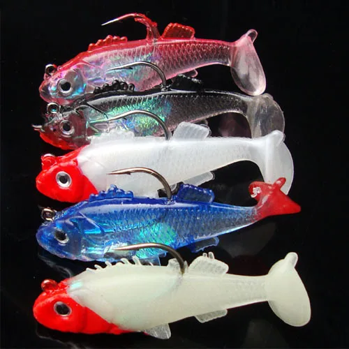 Chang Fishing 6 см/8 г, набор из пяти свинцовых наживок для рыбы, Мягкая приманка Weihai