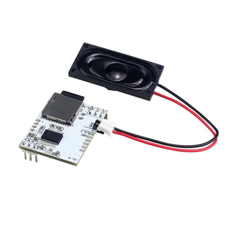 RC Robot MP3 Module with TF Card Speaker Voice Module Easy To Install DIY