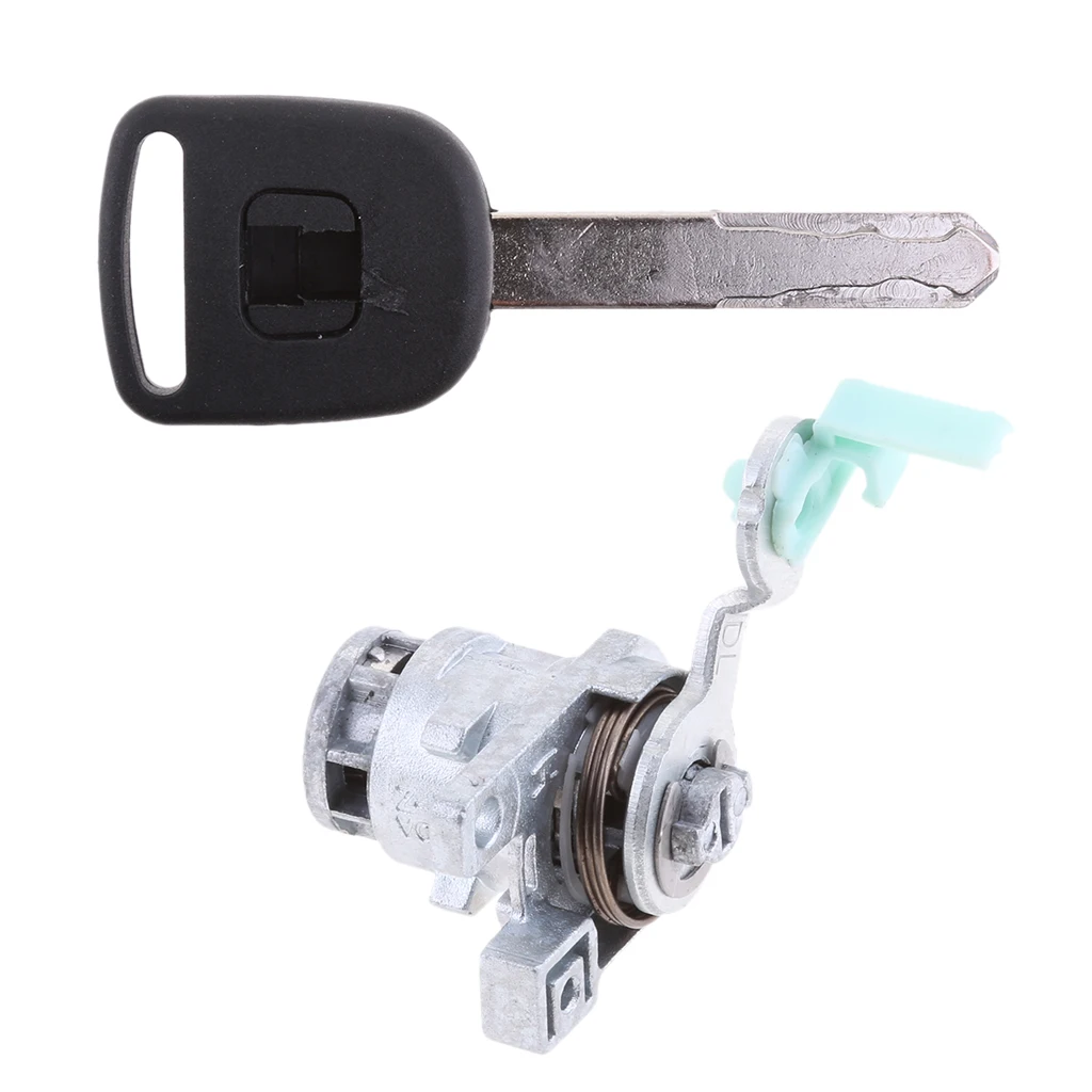 Car Front Exterior Door Lock Cylinder With Key Replacement for Honda Accord 03-07 4 Doors