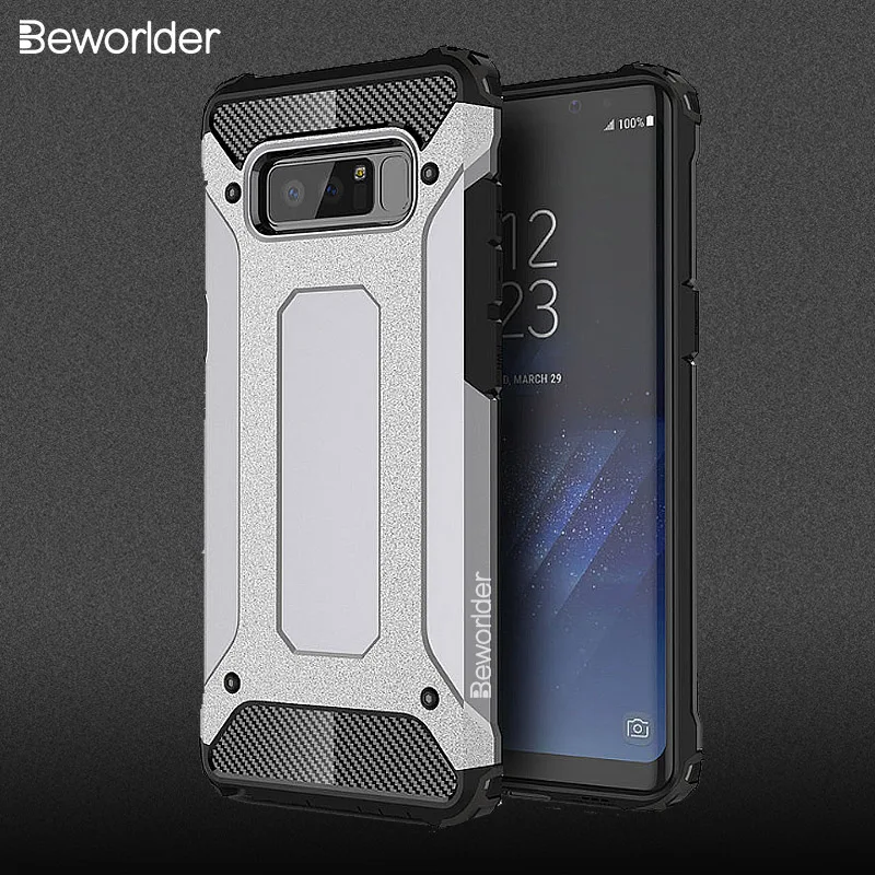 Чехол Beworlder Note 8 для Samsung 10 10Plus 5 9 силиконовый чехол из ТПУ + ПК противоударный