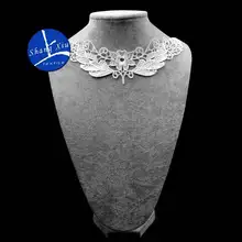 Emboidery воротник для шеи diy поддельные съемные воротники водорастворимые Женская бутоньерка трехмерные кружевные аксессуары