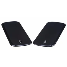 2pcs Rubber Car Auto Bumper Pad Protector Left+Right Corner Guard Cover Black 2pcs car left