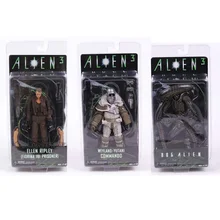 NECA ALIEN 3 Ellen Ripley Dog Alien Weyland Yutani Commando ПВХ фигурка Коллекционная модель игрушки