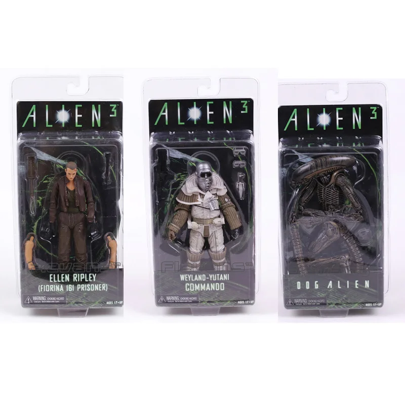 NECA ALIEN 3 Эллен Рипли собака инопланетянин вииленд Ютани Коммандо ПВХ экшн фигурка