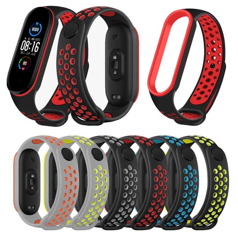 10 шт./упак. браслеты из нержавеющей стали для Mi band 5 наручный ремешок Xiaomi Band 4