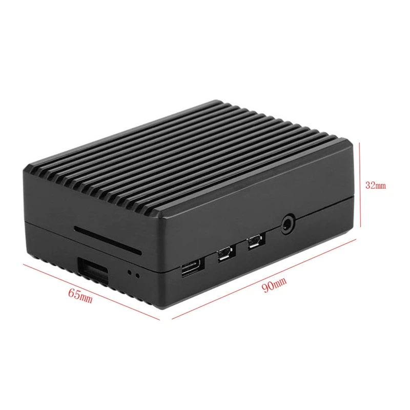 Для Raspberry Pi 4 Модель B чехол из алюминиевого сплава с охлаждающей колонкой пассивный охлаждающий чехол совместим с Raspberry Pi 4