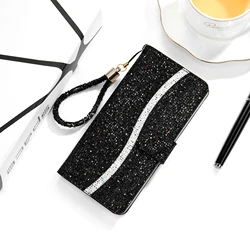 Stylish Wallet Stand Holder Phone Case - Galaxy A14 (Black)