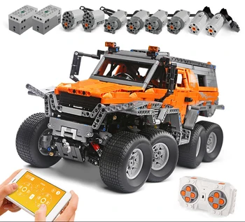 

Technic Series Off-Road Vehicle Model Avtoros Shaman 8x8 Building Blocks Toys For Gifts Compatible With MOC-5360 23011B 13088