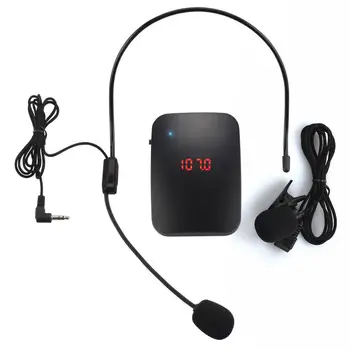 

Wireless Microphone FM Radio Transmitter Headset Collar Tour Guide MIC 2020