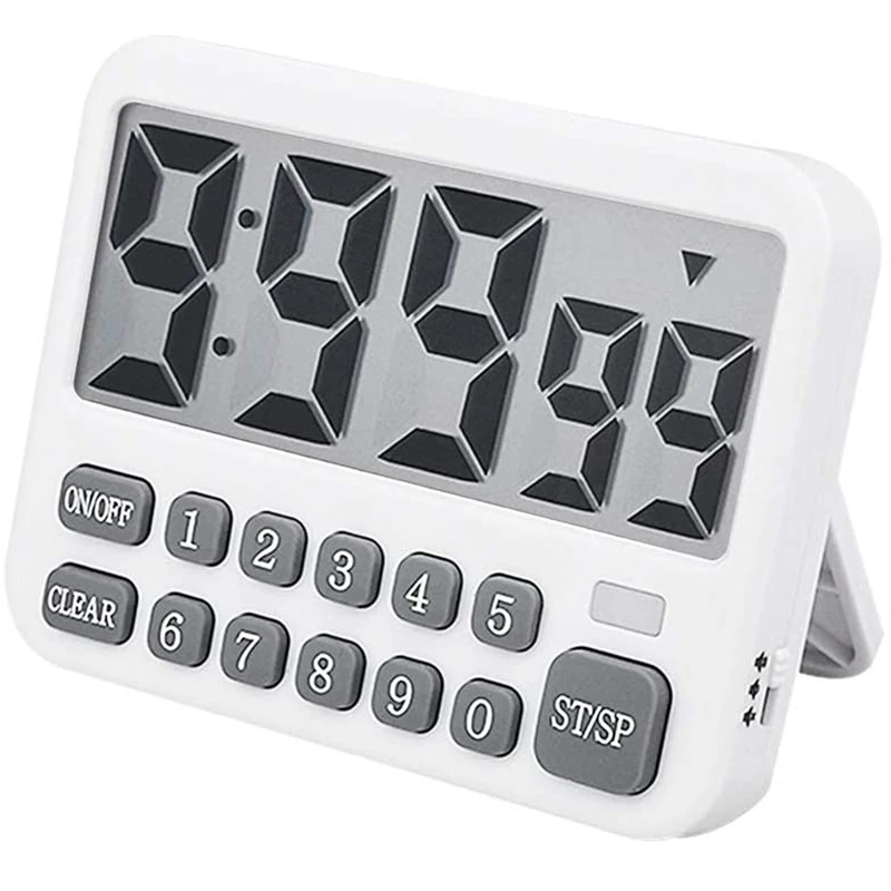 Digital Kitchen Timer Large Display Cooking Cycle Count Up/Down with Digits Directly Input Loud Alarm Retail | Дом и сад